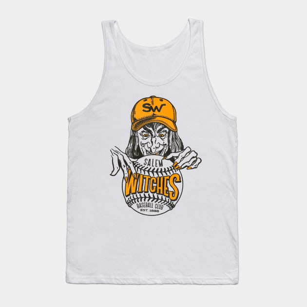 Defunct Salem Witches Baseball Team Tank Top by Defunctland